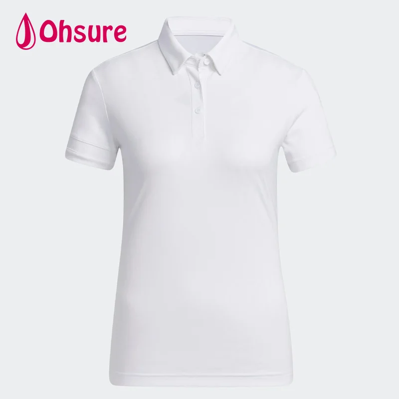 Custom Design Women Polo Shirt Slim Fit Lady Manufacturer Apparel Embroidered Logo  Solid Women Polo T Shirt