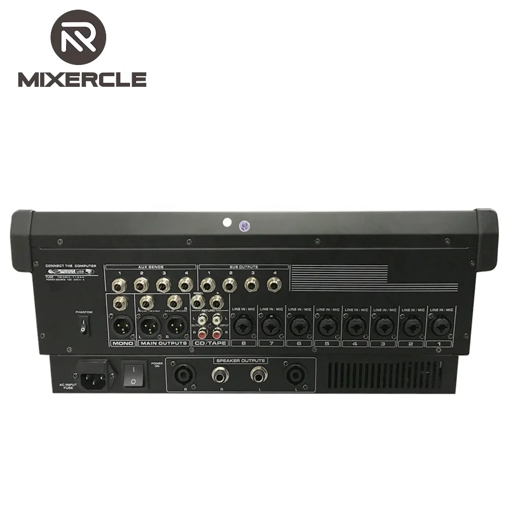  KS-8P двойные 99 DSP эффекты 4 AUX USB силовой миксер аудио профессиональный de