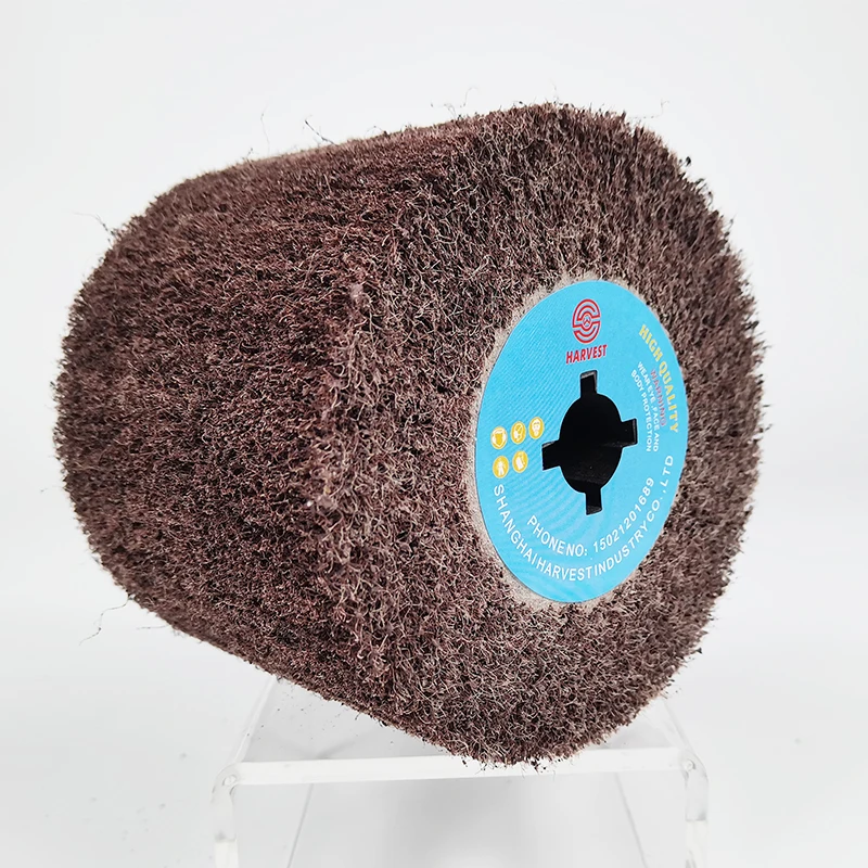 Wire Draw Wheel Italian materials Non woven Polishing Flap Wheel For Polishing Stainless Steel And Non-Woven Sand Cloth Drum