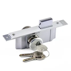 Wholesale Double Side Framed Glass Stainless Steel Aluminum Alloy Sliding Swing Door Lock Hook Latch Lock
