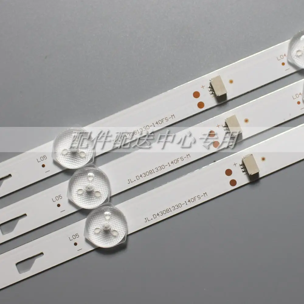 3pcs x 43 inch LED Backlight for TOSHIBA TCL TV 43L1600C 43L2600C 43L26CMC L43E9600 JL.D43081330-140FS-M 8-LEDs 3V