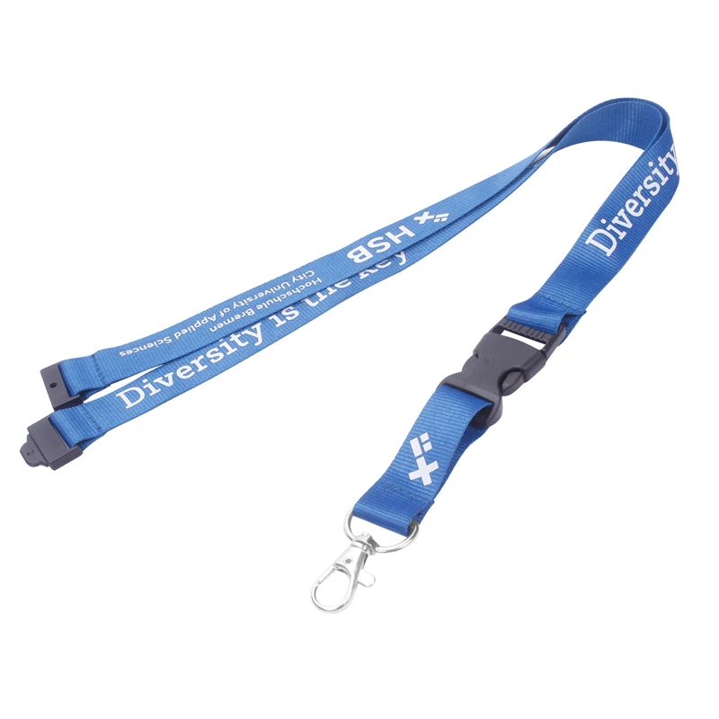 Wholesale Custom Logo OEM/ODM Neck Strap Designer Silkscreen Lanyard Retractable Safety ID Badge Neck LANYARD