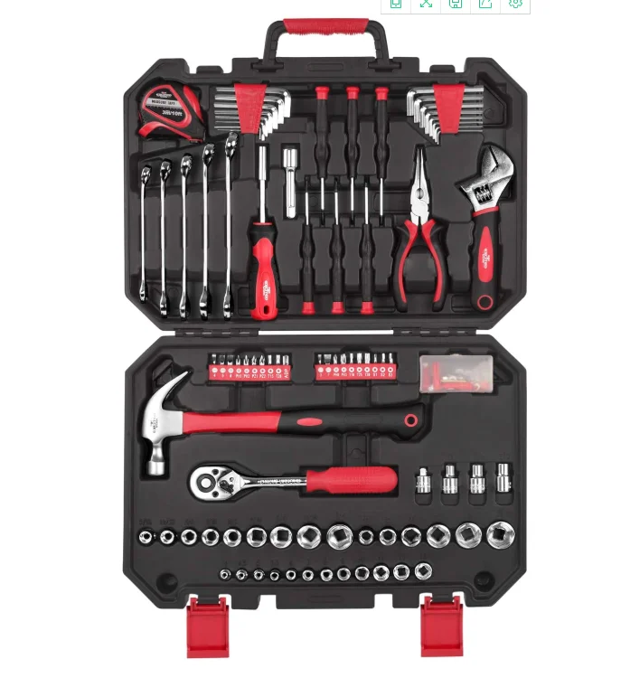
128pcs Professional Car Tool Set Repair Tools Set Household Tool Kit 
