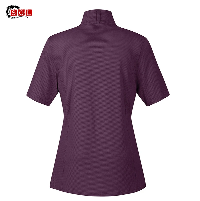 Custom Polo T Shirts for Horse Riding Performance Equestrian Golf Polo T Shirt China Wholesale High Quality Womens Girls Casual