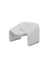 Simple shape and rich design sense of the living room bedroom for villa apartment smile leisure chair leisure sofa