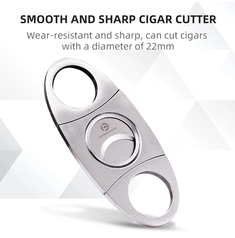 Custom LOGO Cigar Lighter Cutter Ashtray 3-Pieces Gift Box Cigar Set Gift Cigar Accessories In Stock
