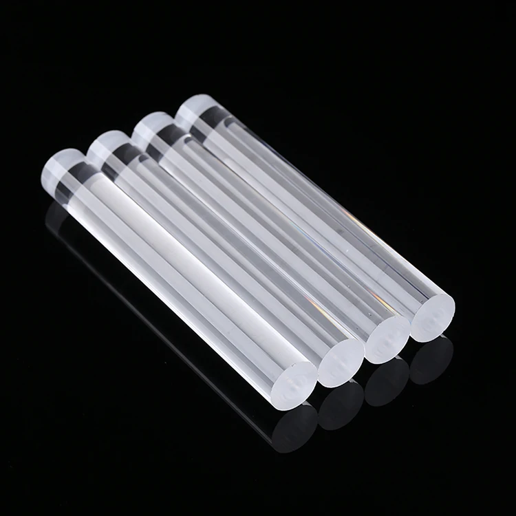 wholesale fiber heat-resistant high borosilicate quartz glass rod optic transparent quartz heating rod