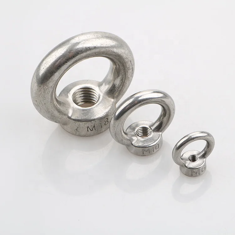 High Quality Stainless Steel 304 316 Lag Threaded Eye Bolt for Industry Machine