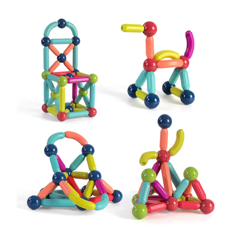 Educational toys factory wholesale magnetic stick toy magnetic sticks and balls building blocks for kids
