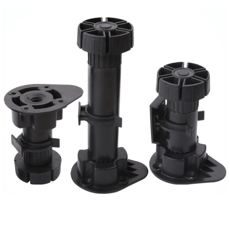 cabinet hardware Adjustable Plastic Leveler Leg for Cabinets  Furniture Leg Cupboard feet furniture accessories hardware