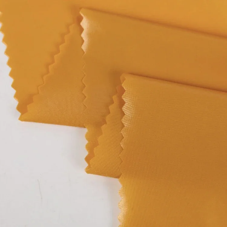 20D с круглым отверстием атласная нейлоновая ткань огнестойкая дышащая полиэфирная полиуретановым покрытием