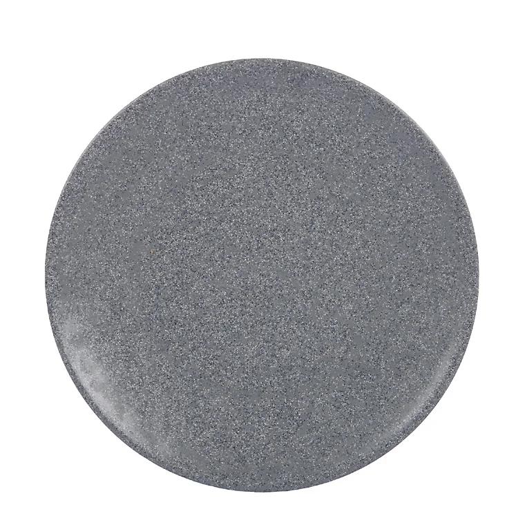 Platos de plastico melamina matte plate dinner, piring nordic 12.5 rustic dinner chargers melamine grey plate