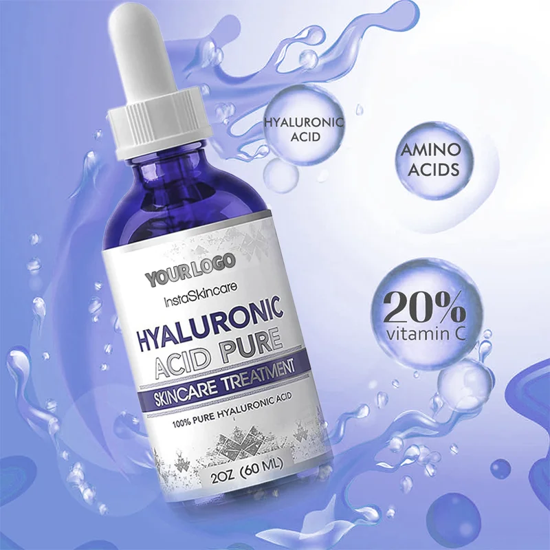 Wholesale Korean Skin care Anti Aging Hyaluronic Acid Niacinamide Vitamin C E Face Serum Private Label Skin Care Face Serum