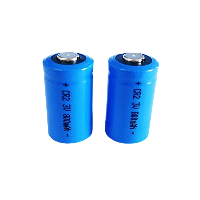 CR2 3V650mAh Li-MnO2 cylindrical battery long life & low self-discharge primary lithium manganese battery customize available