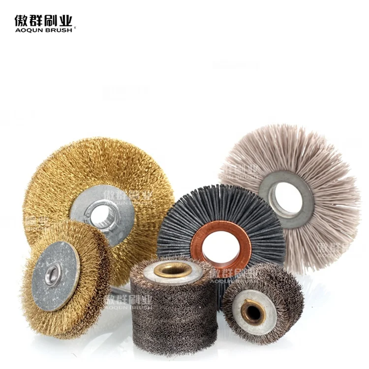 Small Diameter Wire Wheels Brush With Copper Centers