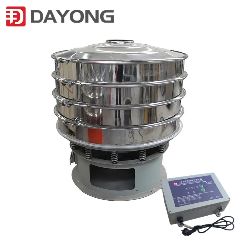 Powder Metal Ultrasonic Vibrating Sifter Machine Rotary Screen Separator For Sieving