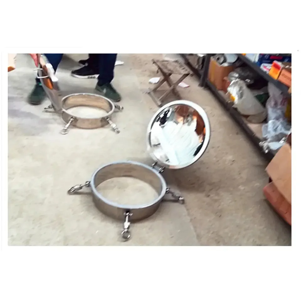 GHO High Quality Sanitary Stainless Steel Circular,fan Manhole Cover With Pressure
