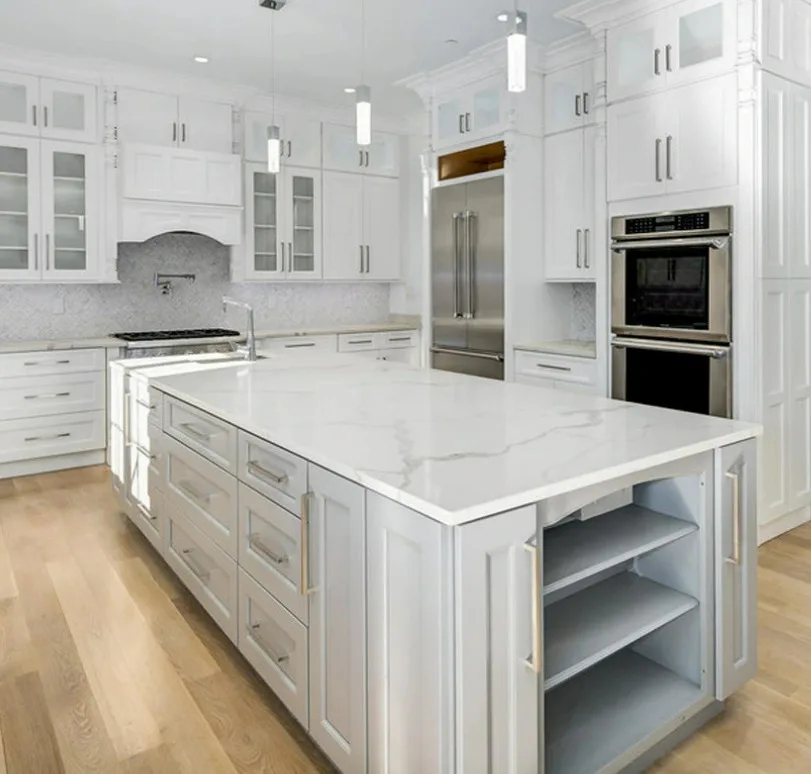 Factory Custom Make All Wood American Style Kitchen and Bathroom Cabinets for USA Wholesalers Contractors