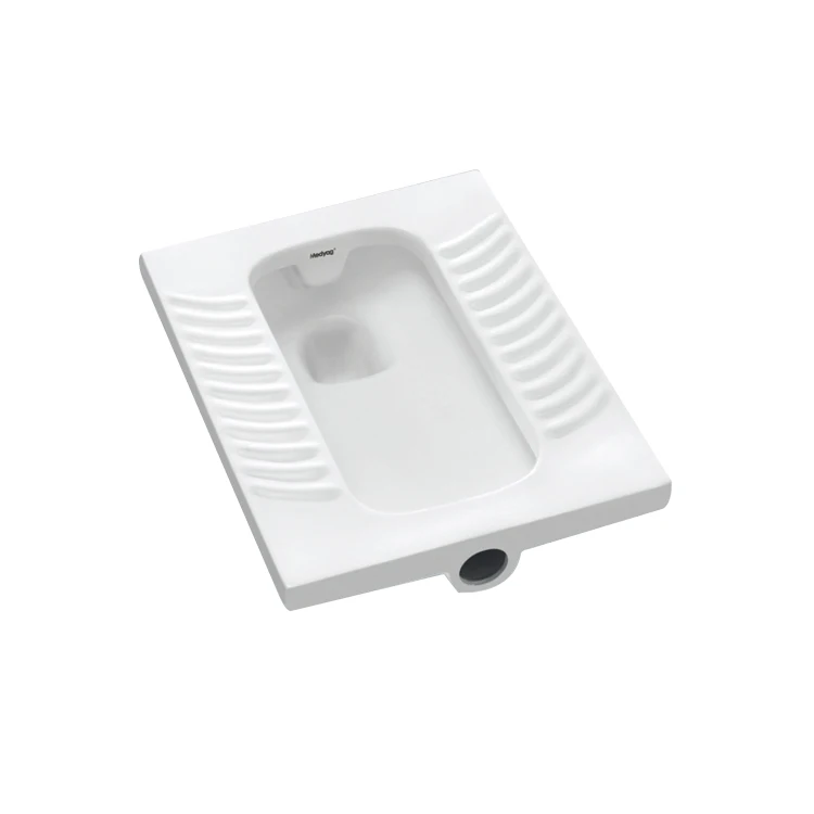 Medyag OEM/ODM Portable Ceramic Squat Pan WC Floor Toilet Rimless China Squat Pan Toilet
