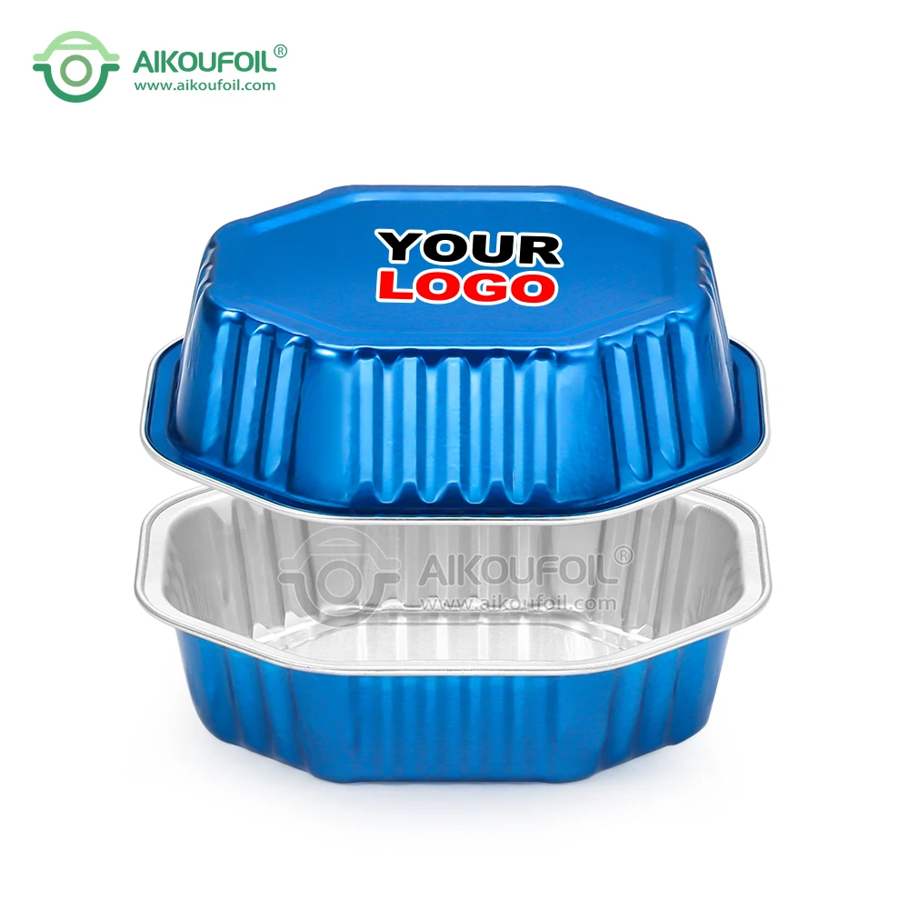 Gold foil cake tray disposable loaf tins accessories Aluminum baking mold loaf bread baking pan foil cake cup