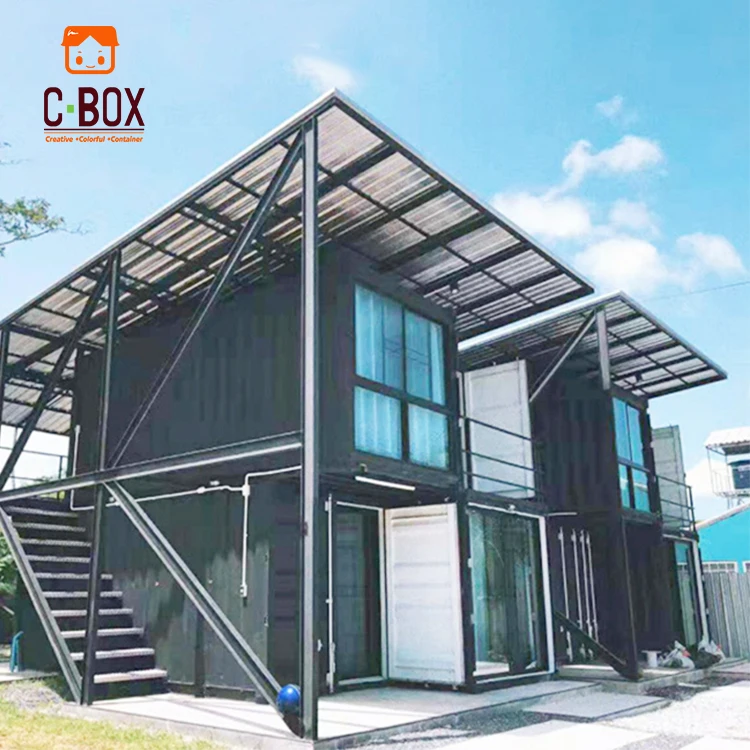 Hot-selling Cbox 20ft 40ft Prefabricated Duplex Movable Container Office Building Steel Structures Support Customizable