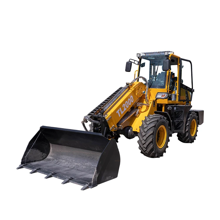 2023 New Boom Loader 2 Ton Telehandler Telescopic Loader 4x4 Articulated Wheel Loader with Joysticks Cummins Engine Optional CE