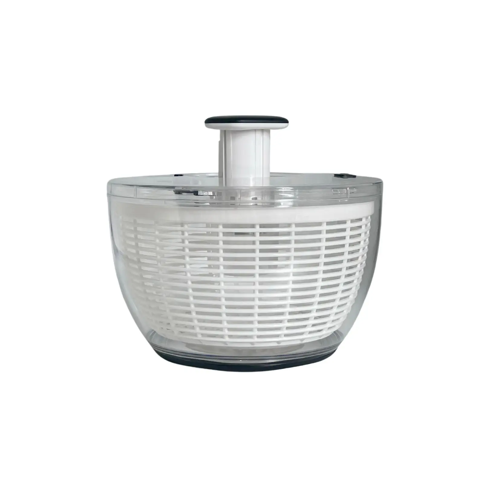 Kitchen Gadget Large Lettuce Spinner Salad Mixer Dryer Drain Basket Manual Vegetable Fruit Dryer Salad Spinner with Brake Button