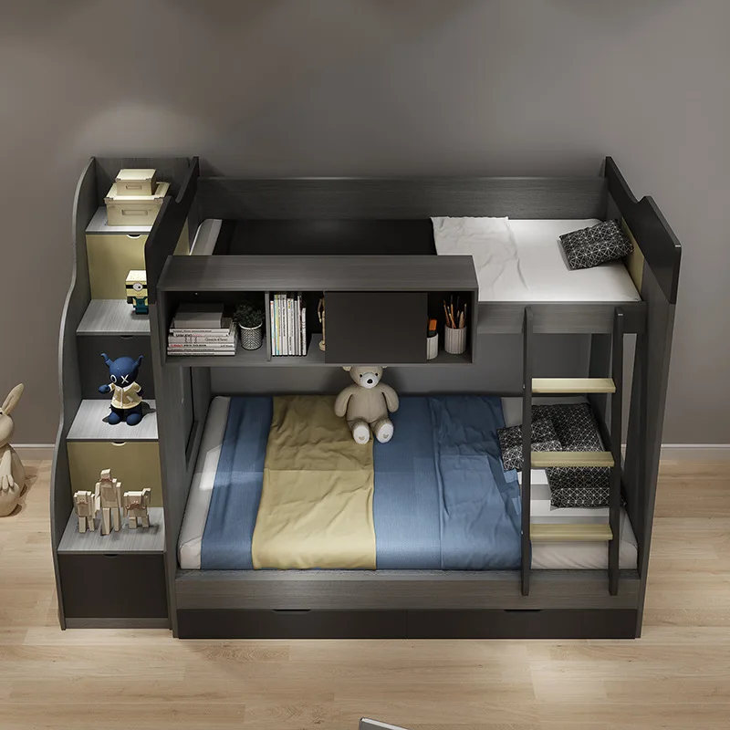 Nordic bunk beds solid wood bunk beds multipurpose boys/girls/mothers beds Children bunk beds high and low beds