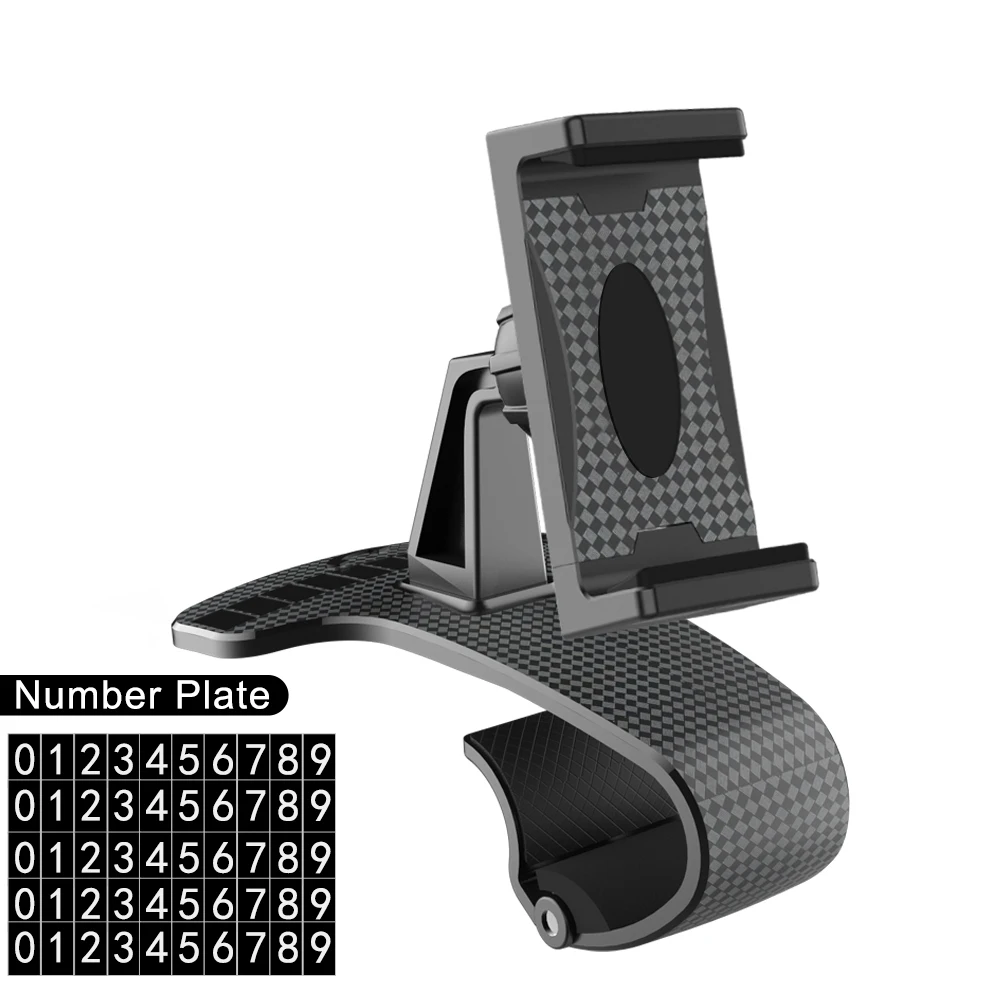 Dropshipping Universal Car Mount Holder HUD Dashboard Smartphone Holder Car Holder Non-Slip for Mobile Phone GPS 360-Rotate