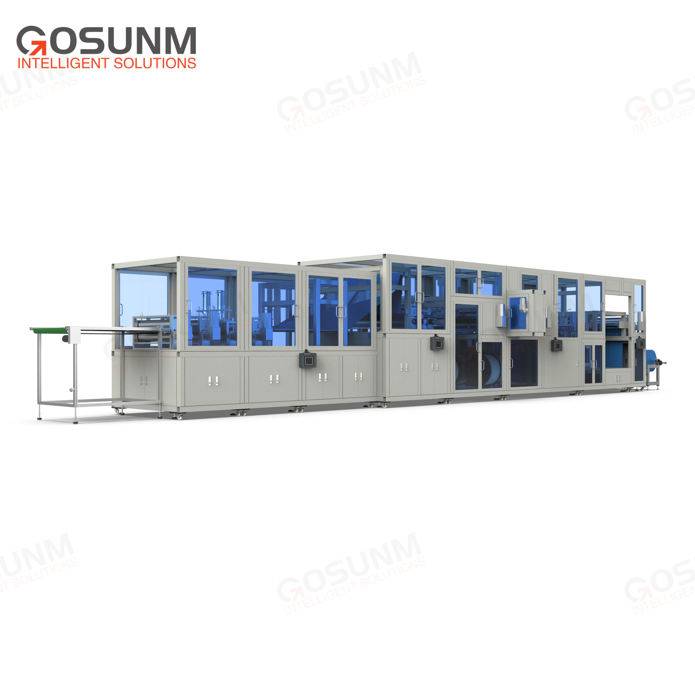 Высокоскоростной высокоэффективный автоматический одноразовый хирургический костюм Gosunm 2023 машина для изготовления основного тела косметической