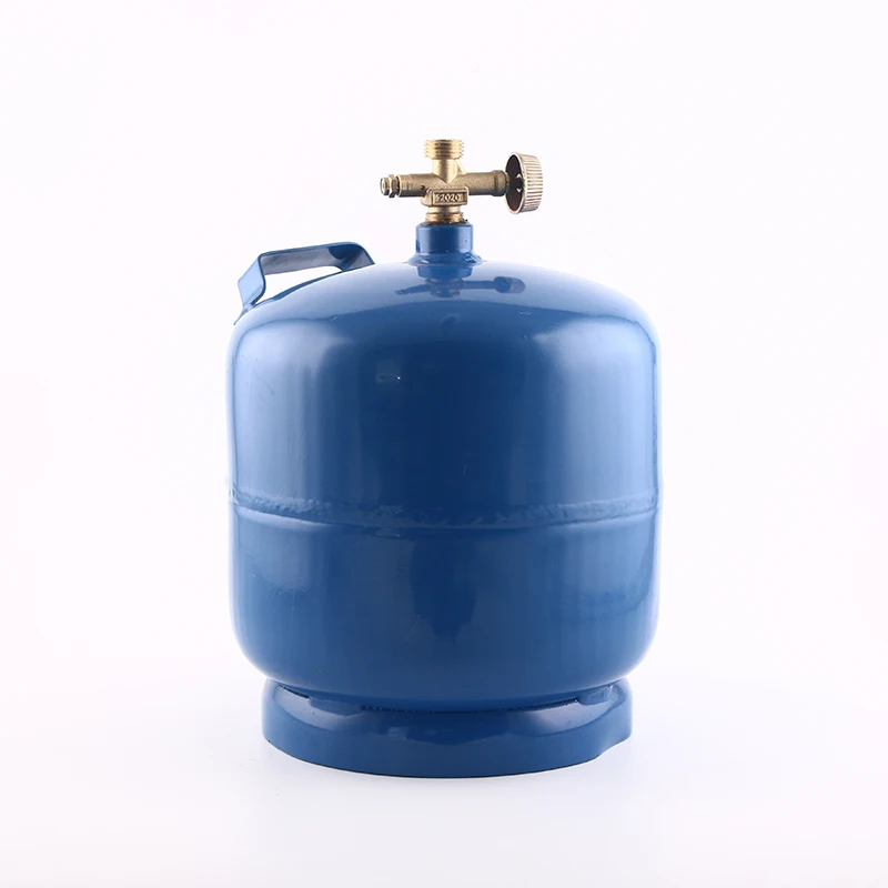 Outdoor Use Portable 3Kg/5Kg Gas Cylinder Lpg Refillable Filling Empty Gas Bottle Nigeria Lpg Bottled Gas With Low Price
