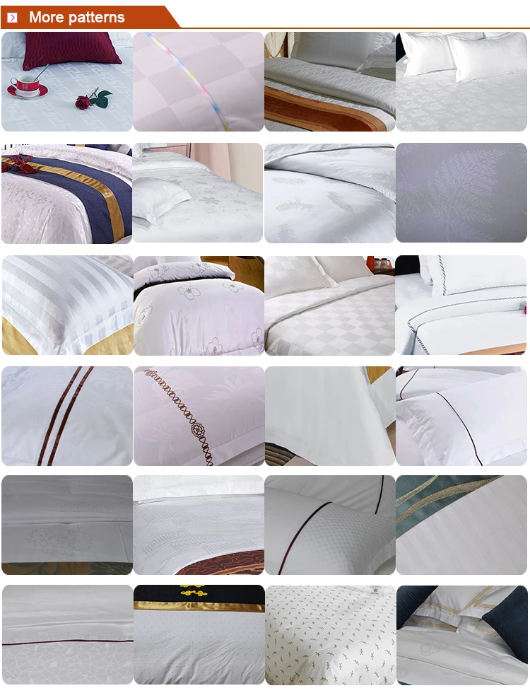 New products customized logo hotel supplies high quality cheap bedcover hotel luxury bed sheets set