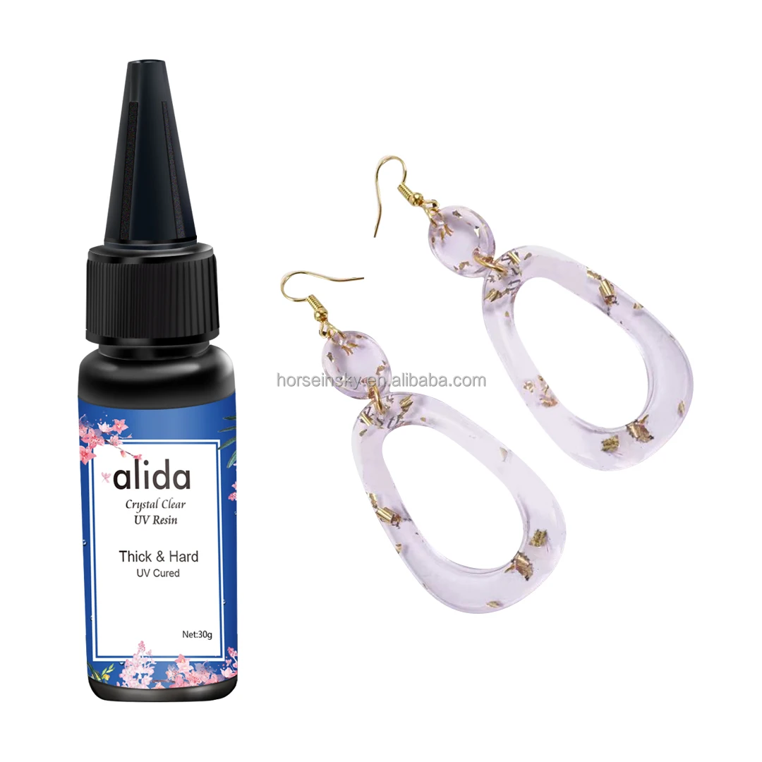 Alida Manufacturer Wholesale UV Crystal Clear Resin Liquid Glue Resin for DIY Crafts