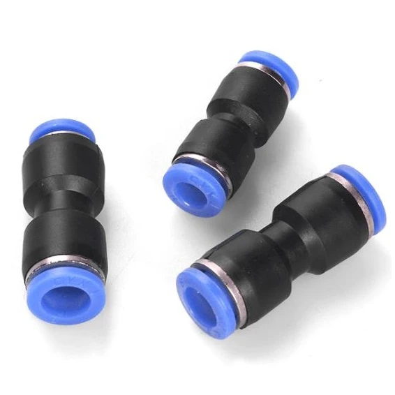 Maxair PU Two Port Type Plastic Quick Push Air Tube Connector Pneumatic Fitting For Automatic Equipment