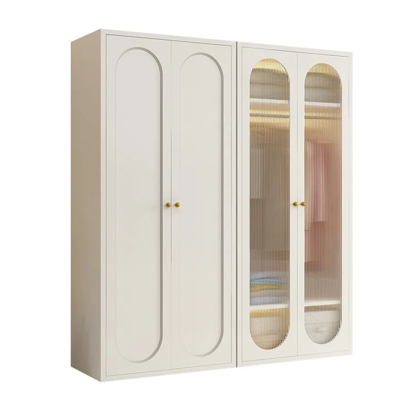 Конкурентоспособная цена 2 двери гардероб одежда стеклянный шкаф мебель для спальни