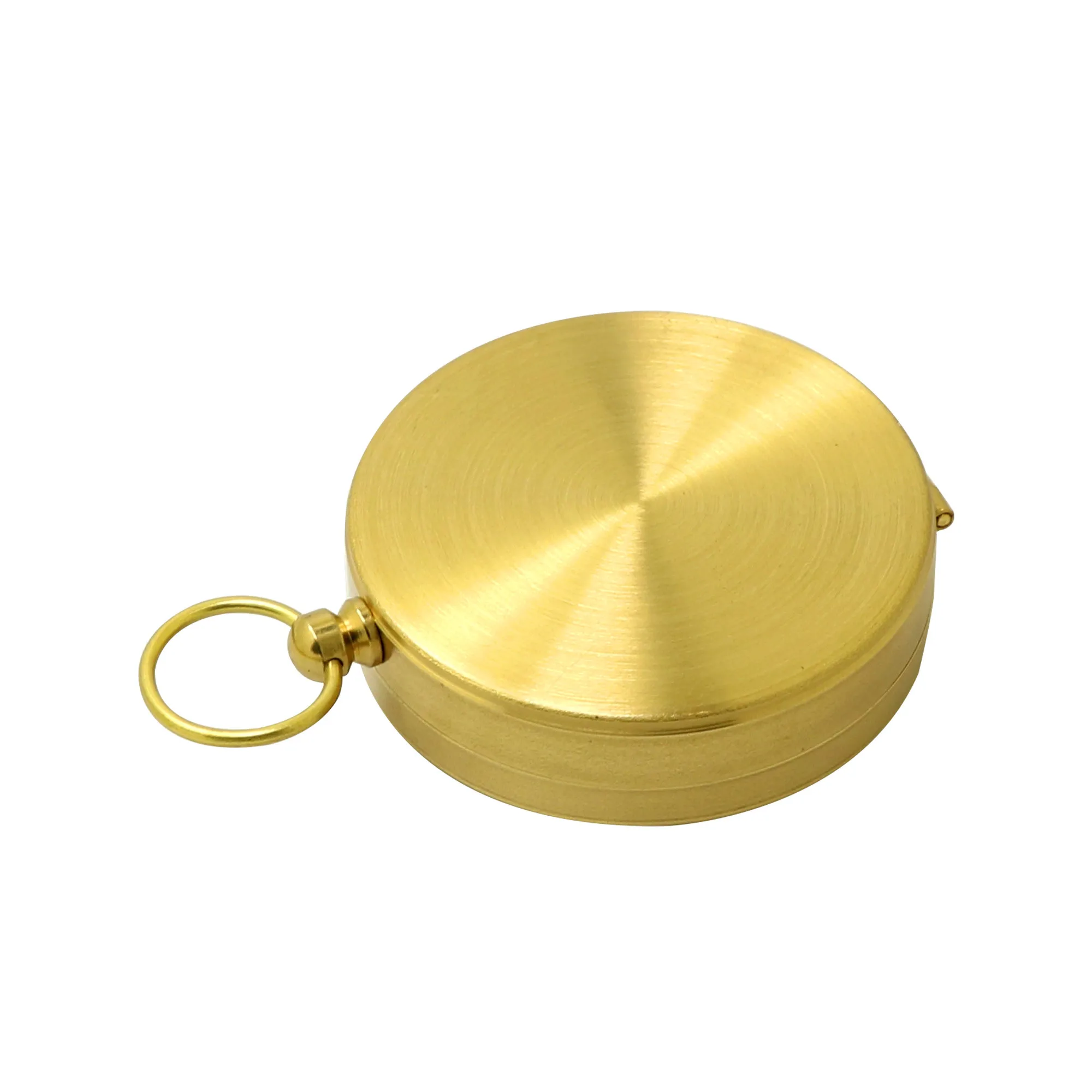 High-quality portable travel Hiking outdoor classic brass luminous Compass Camping pocket watch style compass for sale
