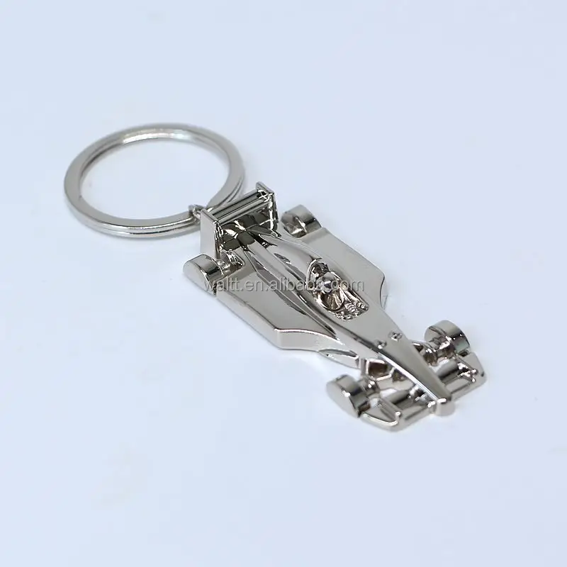 Mini F1 Keychain Metal Model for Racetrack Fans Formula One Racing Keyring Sleek Metal Design