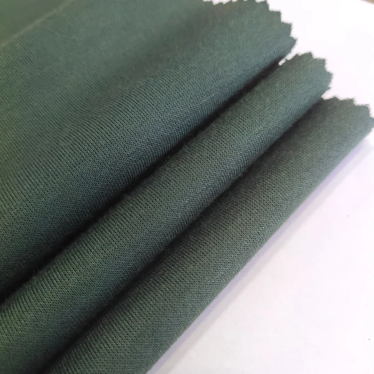 
Thick interlock fabric plain dyed 100% polyester knit interlock fabric for pants and suits 