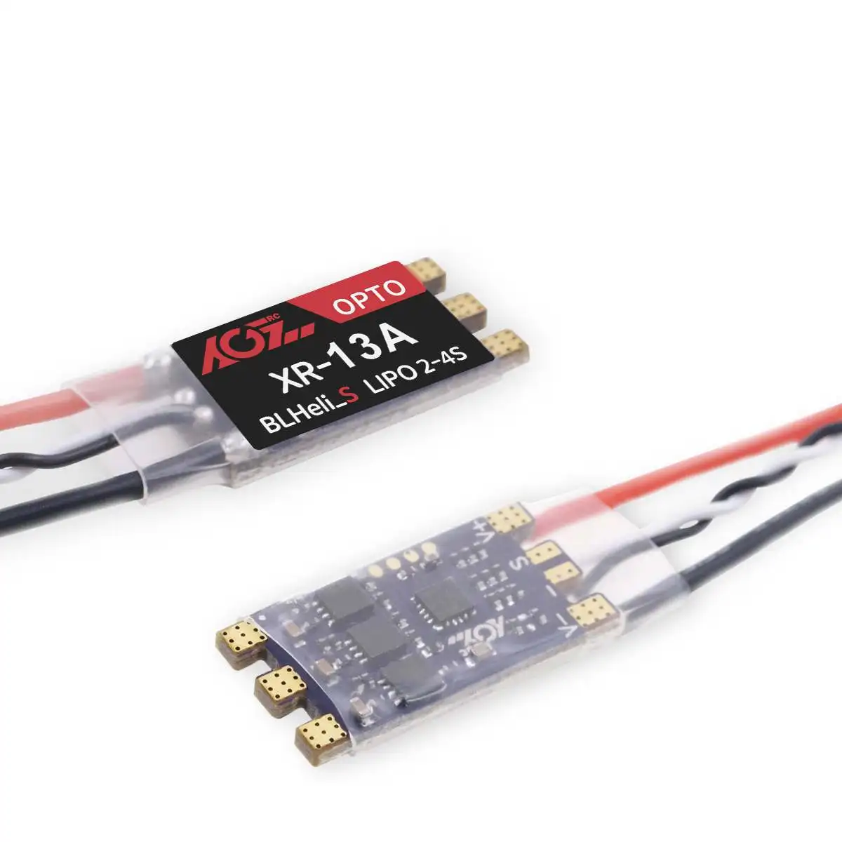AGFrc Factory XR-13A Mini Size 2-4s BLHeli_S 13A Brushless DSHOT600 FPV ESC For Micro Quads Drone