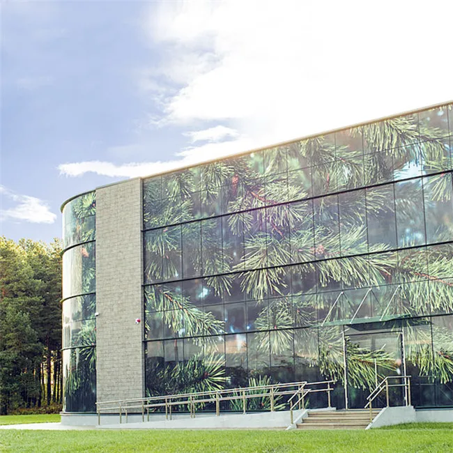 China high definition excellent decorative performance tempered digital printing glass