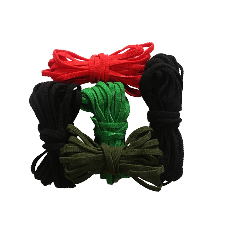 5MM  Earloop   Elastic  Black Flat Thin Cord Holder Soft Ear Tie Rope Elastic Cord