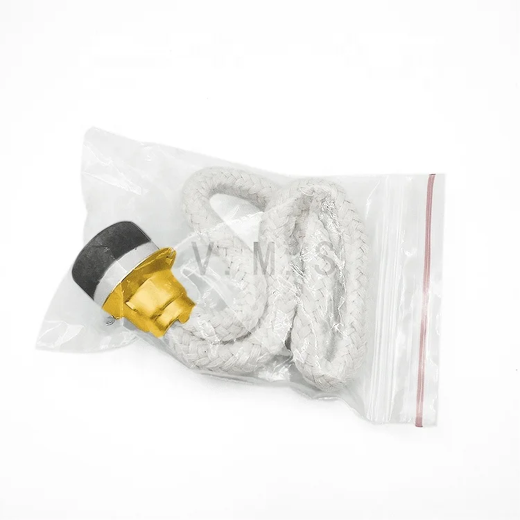 Large Lampe Berge Ignition Wick Burner Silver