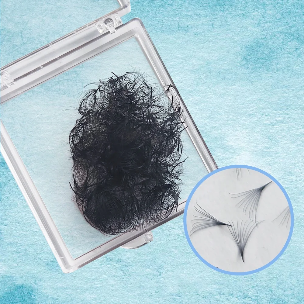 Loose Promade Fans No Bond Pointy Base Fans Eyelash Extensions Easy Fanning Volume Trays