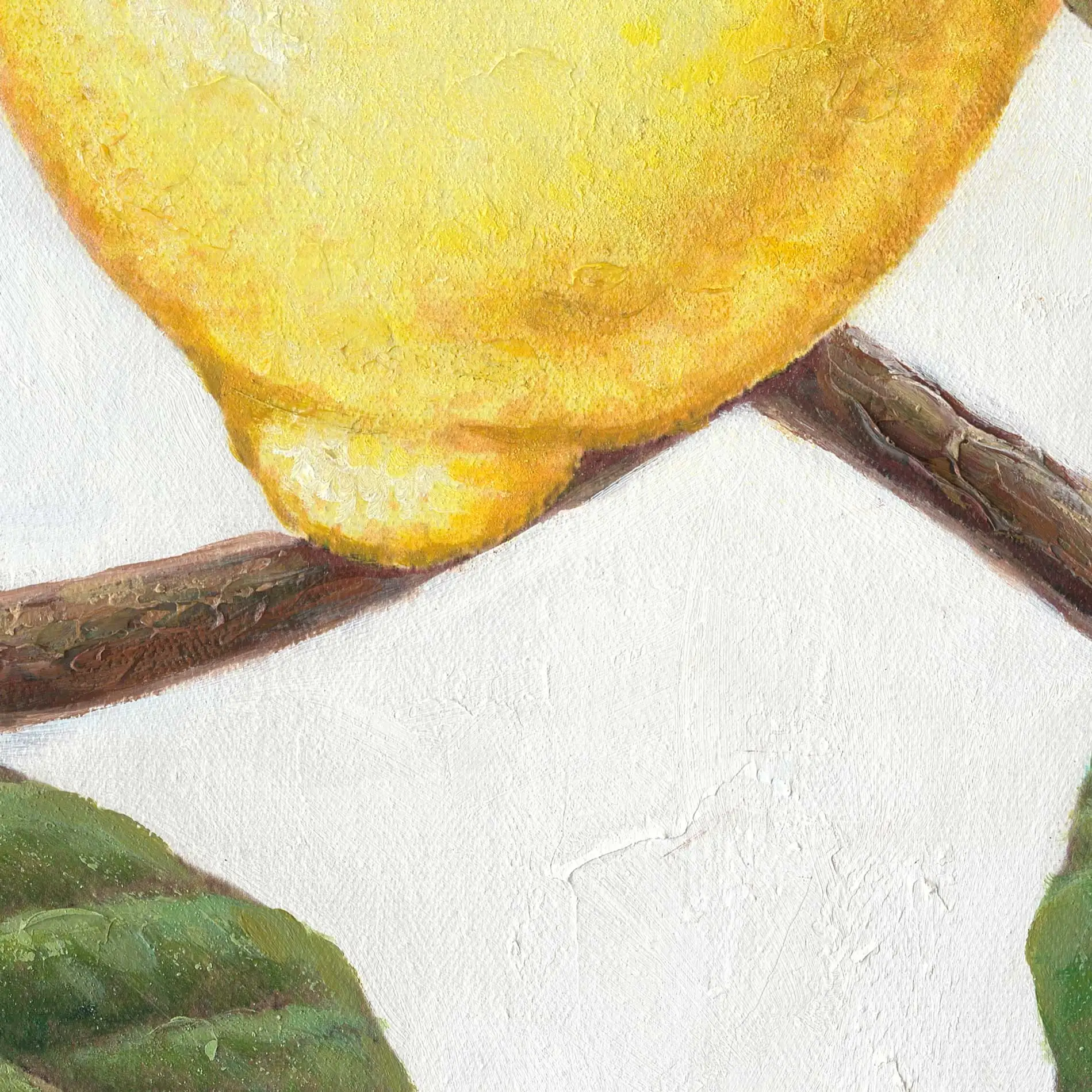 Modern Still Life Canvas Wall Art Hand Made Fruit Lemon Oil Paintings Home Hotel Decorative