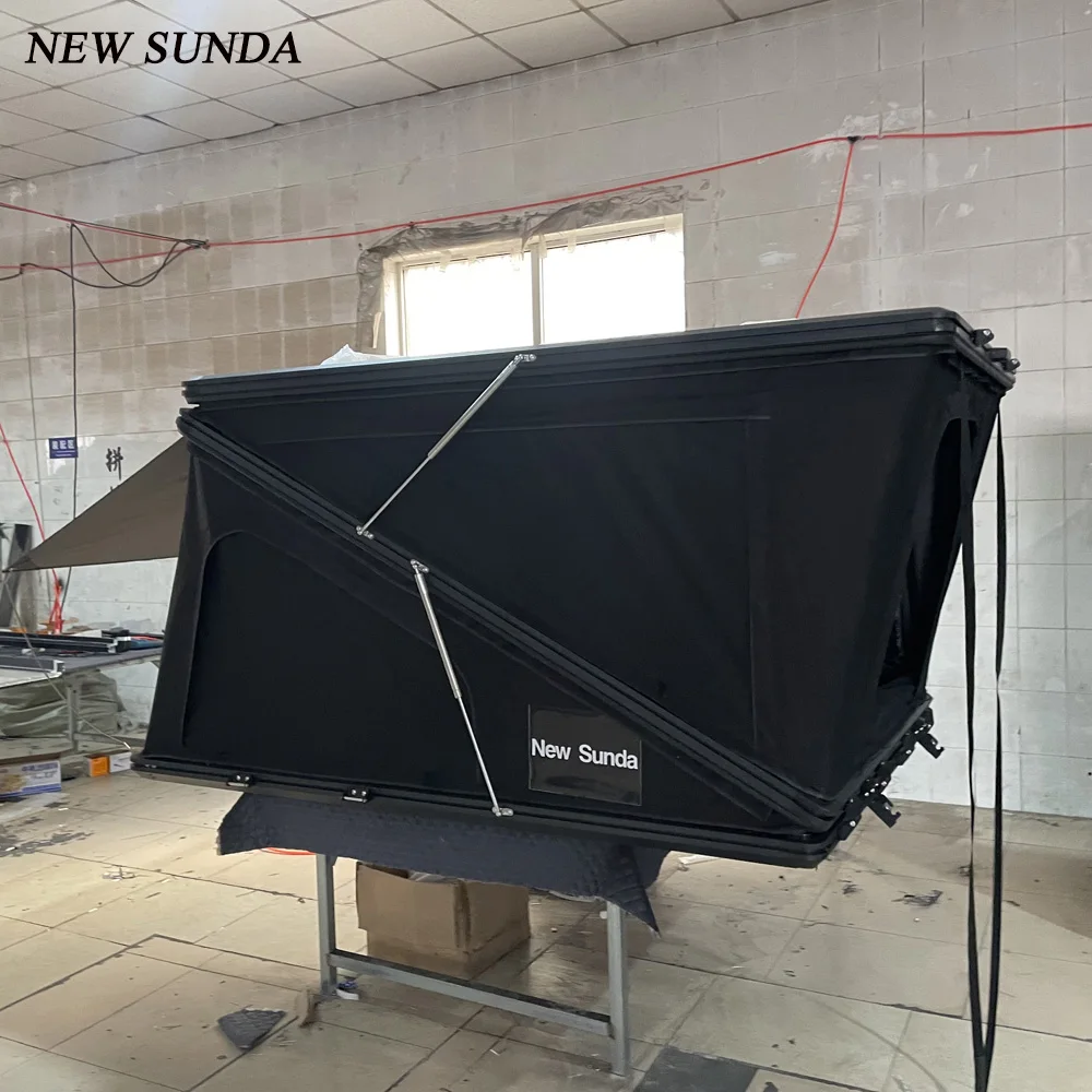 2024 New Z-Shape Rooftop Tent Clamshell Double Aluminum Hard Shell Camper Hard Shell Triangle For 4wd Offroad