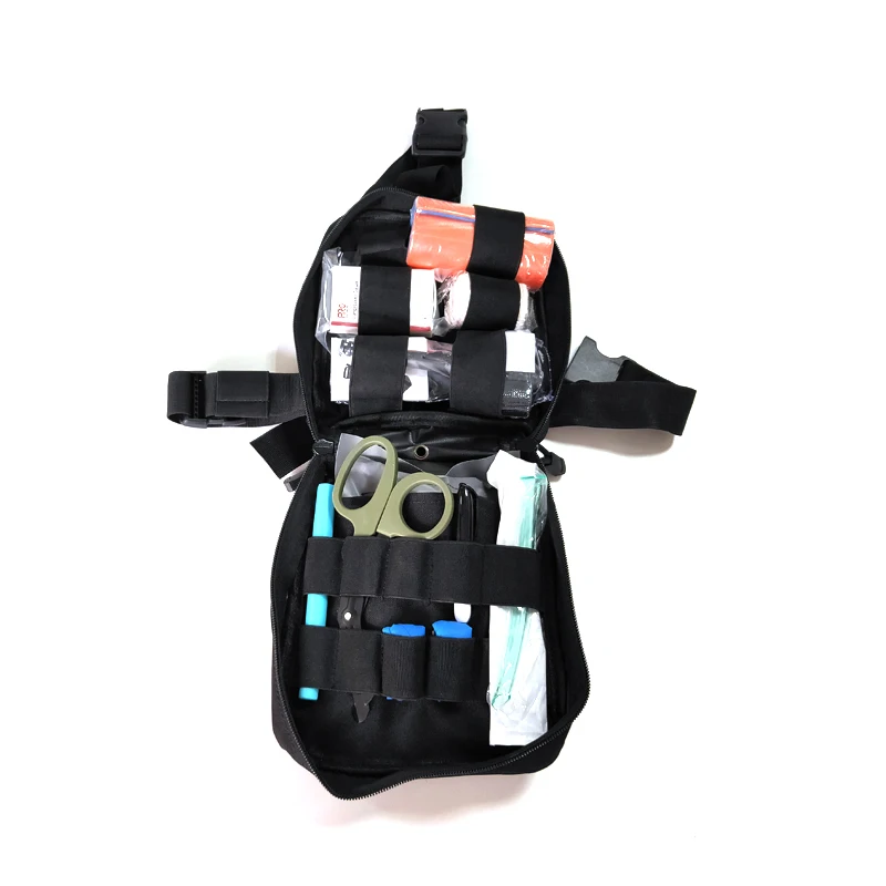 IFAK First Aid Kit Emergency Rescue Military Tactical Survival Drop Leg Bag