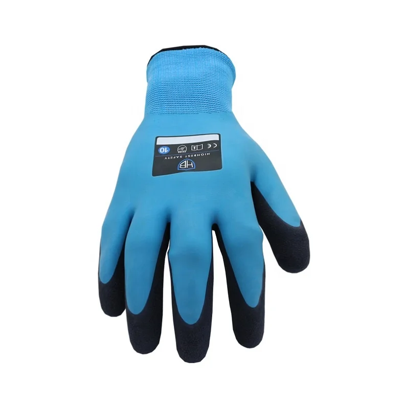 Car Wash Cleaning Gloves G LDOU946W Blue Thermal Cold and Heat Protection Safety Waterproof Gloves