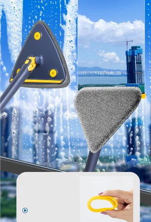 BENHENG Easy use hand free household cleaning mop 360 swivel X twist shape magic microfiber Home handsfree flat mop