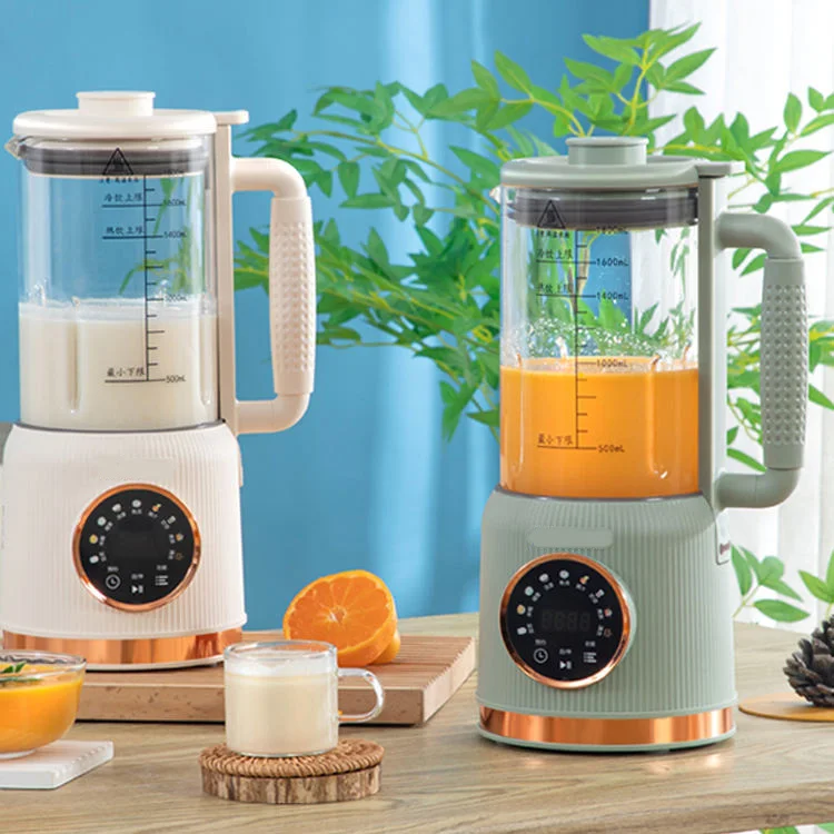 1800ml Household Electric Kitchen Appliance Electric Heating Soymilk Nut Milk Maker Automatic Digital Soybean Milk German