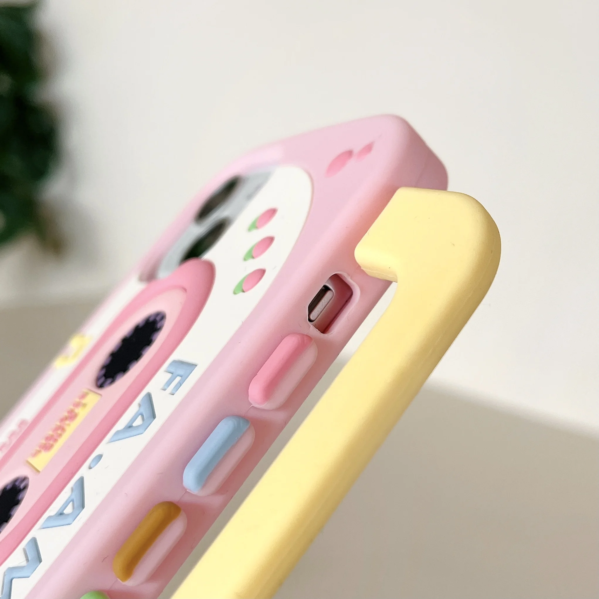 Luxury Silicon Cell Phone Case 3D Recorder Design For iPhone 12 Pro Max Phone Soft TPU Back Cover For iPhone 13 14 15 Plus